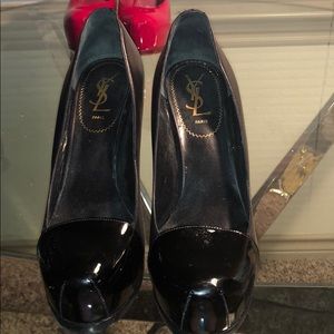 YSL pumps black tributes Saint Laurent Sz. 38 8